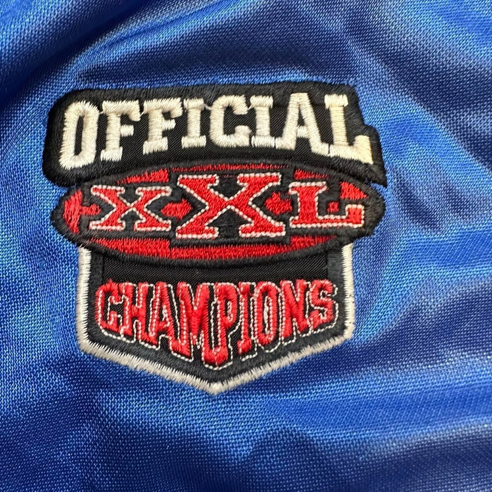 FUBU The Collection Y2K Men’s Blue and Red Jersey Size XXL - Picture 4 of 6
